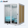 voice insulation office telephone meeting booth